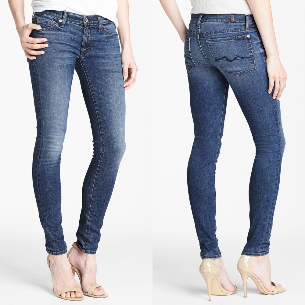 7 For All Mankind The Skinny Jeans Size 24